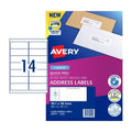 Avery L7163 Laser Address Labels - Quick Peel, 99.1x38.1mm Pk40 Avery