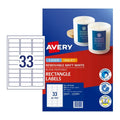 Avery Removable Labels - 33 Labels per Sheet (5 Packs) 