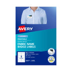 Avery L7418 Fabric Laser Name Badges Avery