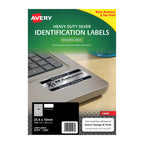 Avery L6008 Heavy Duty Silver Laser Labels for Durable Component Marking Avery