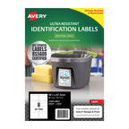 Avery L7914 Outdoor Laser Labels - Durable & Weatherproof Pk10 Avery