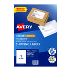 Avery L7168 TrueBlock Shipping Labels - 2 per Sheet, White Avery