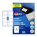 Avery Weatherproof Laser Labels L7070 99.1x67.7mm - Durable & Smudge-Proof Avery