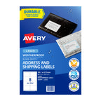 Avery Weatherproof Laser Labels L7070 99.1x67.7mm - Durable & Smudge-Proof Avery