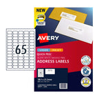 Avery Quick Peel Address Labels L7651 - Instant Dry Avery