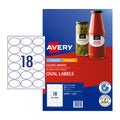 Avery L7102 Glossy Oval Labels - Permanent Adhesive Avery