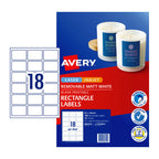 Avery L7017REV Matte Printable CD Labels (62x42mm, 18-Up) Avery