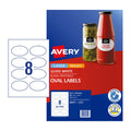 Avery Gloss Oval Labels L7127 - Permanent & Customizable Avery