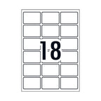 Avery L7109 Glossy Rectangle Labels 64x42mm Permanent Avery