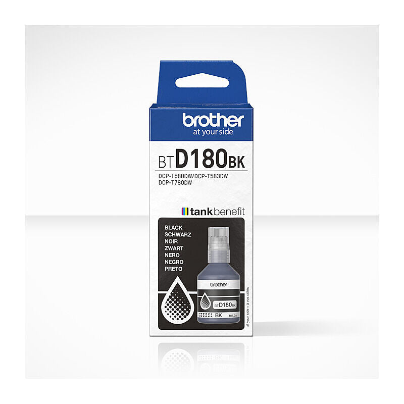 Brother BTD180BK Bk Ink Bottle Ink Cartridge - Black