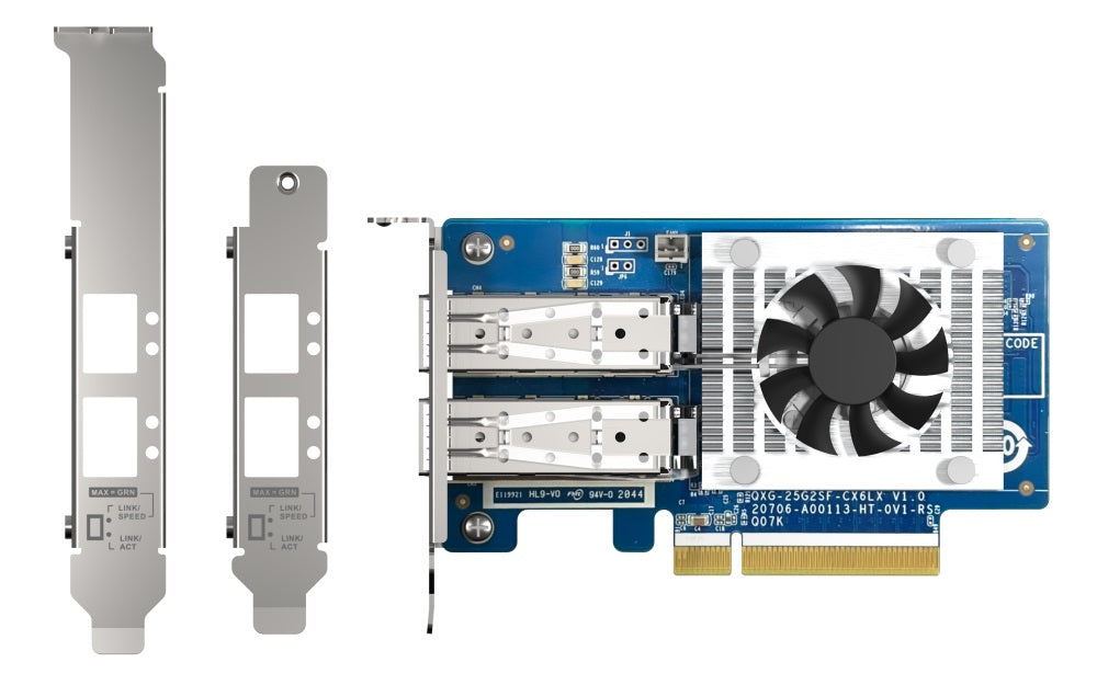 QNAP QXG-25G2SF-CX6 Dual 25GbE PCIe Gen4 Network Card for NAS QNAP