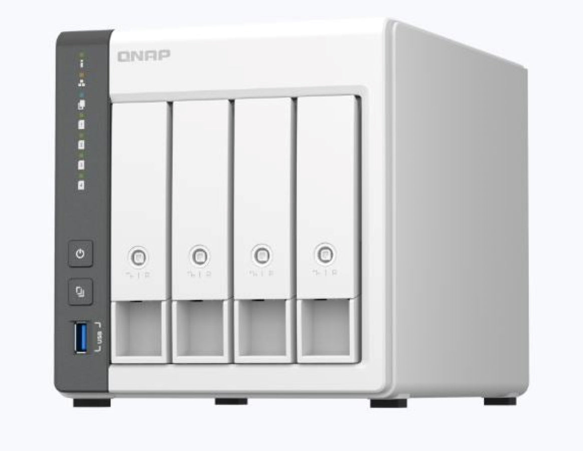 QNAP TS-433-4G: Personal Cloud Storage & Fast Home NAS 