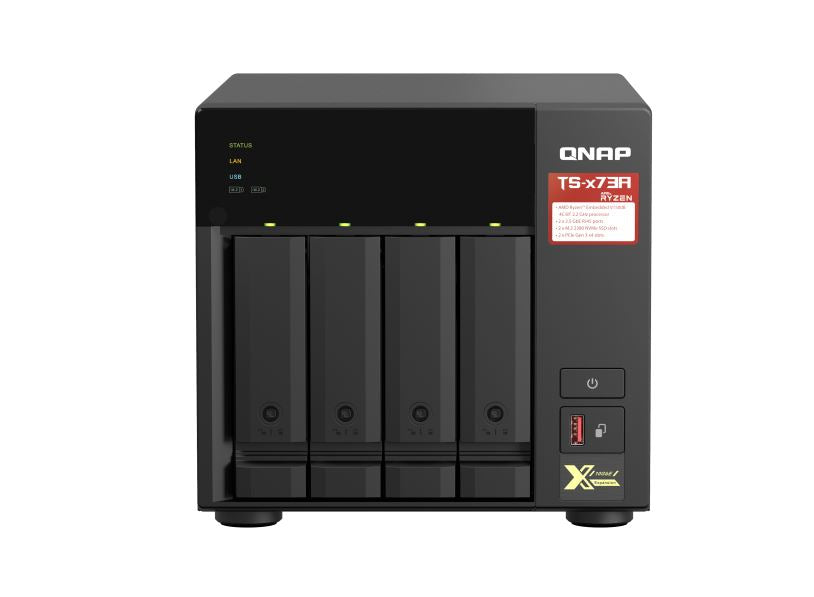 QNAP TS-473A 4-Bay NAS: Ryzen Power, 2.5GbE & M.2 SSD Slots