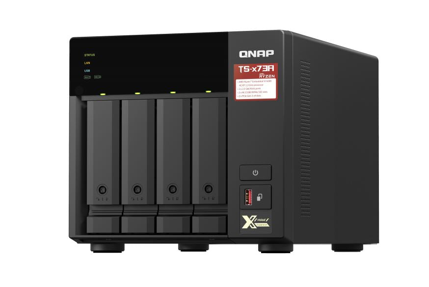 QNAP TS-473A 4-Bay NAS: Ryzen Power, 2.5GbE & M.2 SSD Slots