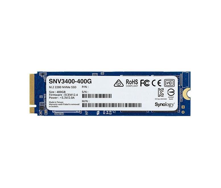 Synology SNV3400-400G M.2 NVMe SSD | Fast NAS Cache