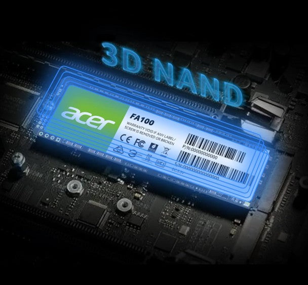 ACER FA100 512GB NVMe M.2 SSD | Fast PCIe Gen 3 Upgrade