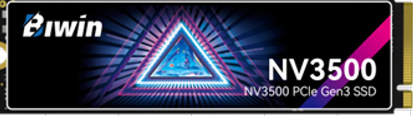 BIWIN NV3500 512GB M.2 NVMe SSD - Fast PC Gaming & Upgrade Drive
