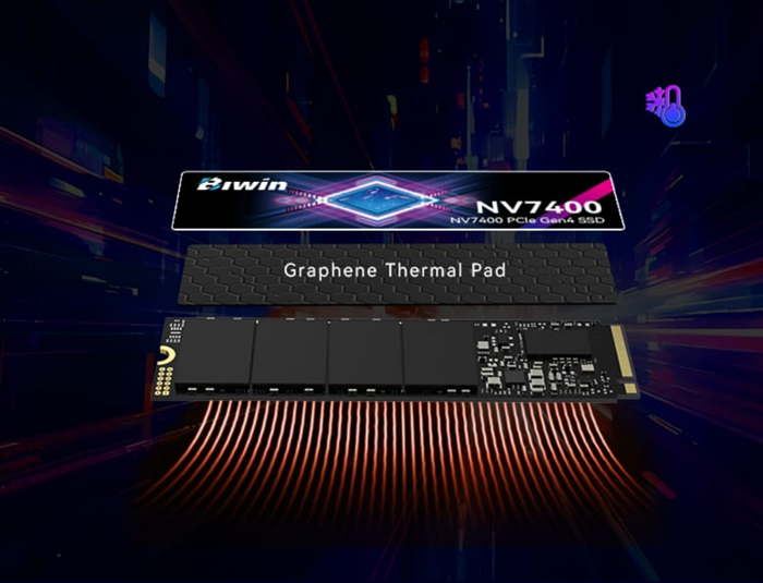 BIWIN NV7400 1TB PCIe Gen4 M.2 SSD | Up to 7400MB/s
