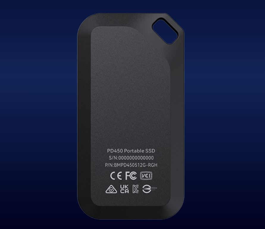 BIWIN PM2000 1TB Ultra-Fast USB 3.2 Gen2x2 Portable SSD White