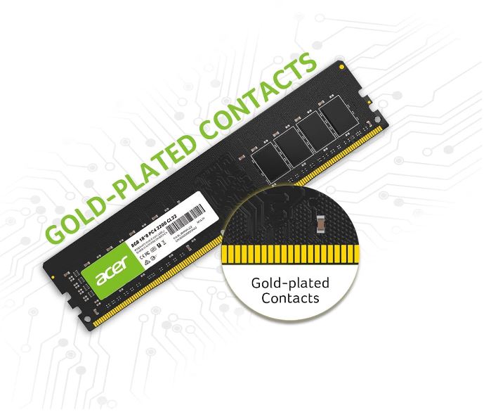 BIWIN ACER UD100 8GB 3200mhx range of desktop DRAM modules frequencies up to 3200 MHz BL.9BWWA.222