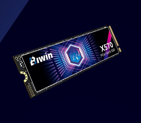 BIWIN Black Opal X570 4TB PCIe Gen5 NVMe M.2 SSD - Ultra-Fast Performance