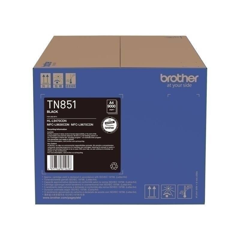 Brother Black Toner Cartridge for MFC-L9670CDN, MFC-L9630CDN, HL-L9470CDN Brother
