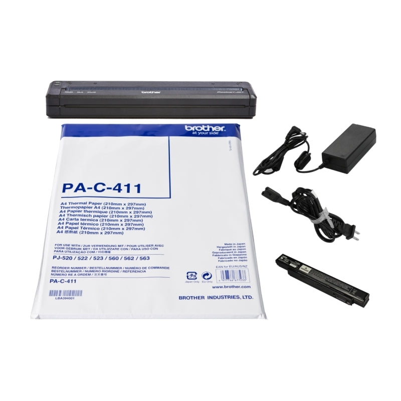 PocketJet PJ-722 A4 Portable Printer - No Ink, Fits Anywhere Brother