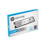 BIWIN (HP SSD) HP FX700 512GB PCIe Gen 4x4 M.2 NVMe 2.0 SSD 6300MB/s & 3100MB/s Up to 7200 MB/s read speed 8U2