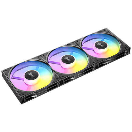 Antec C120R Reverse ARGB 120mm PWM Fan 3-Pack - Easy Install Antec