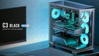 Antec C3 ARGB Black ATX Gaming PC Case | 270° Full View