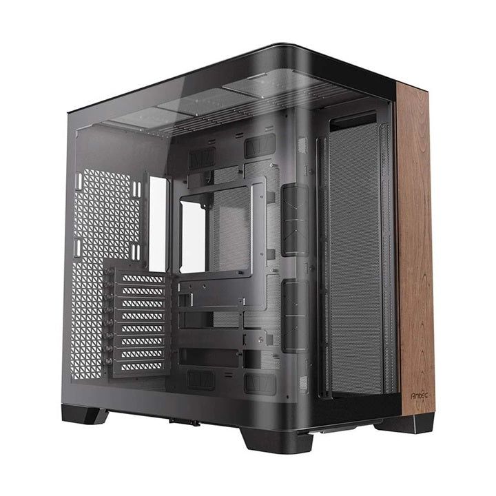 Antec C8 CURVE Wood Full Tower PC Case - Seamless View, E-ATX, USB-C