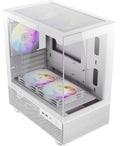 CX200M RGB ELITE Micro-ATX PC Case - 270° Panoramic Tempered Glass