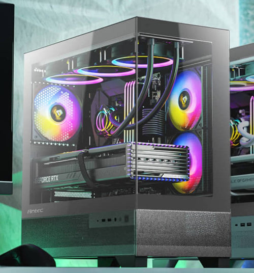 Antec CX500M Gaming PC Case: Mini Tower, Tempered Glass, Great Airflow Antec