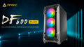Antec DF600 FLUX Mid-Tower Gaming PC Case - Superior Airflow & RGB