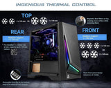 Gaming PC Case with ARGB, Tempered Glass & High Airflow Mesh Antec