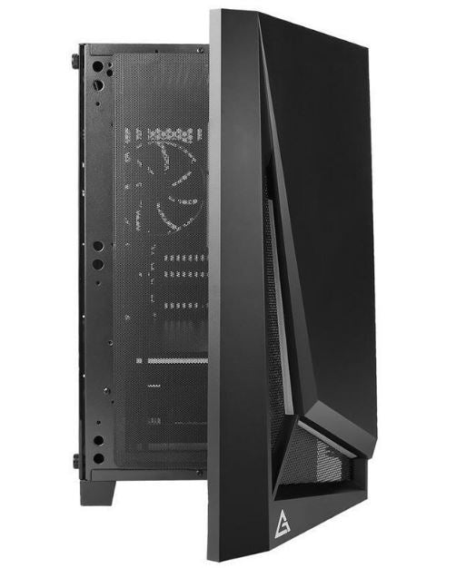 Gaming PC Case with ARGB, Tempered Glass & High Airflow Mesh