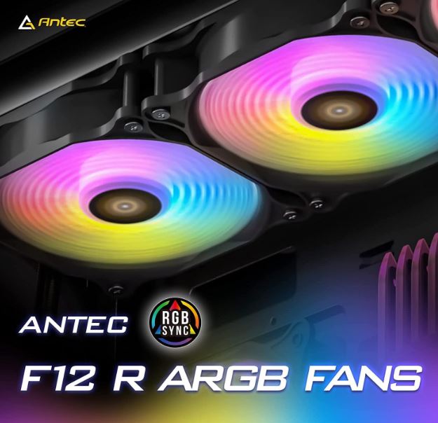F12 Racing ARGB PC Fan with Controller - Quiet Gaming Cooling