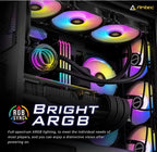 F12 Racing ARGB PC Fan with Controller - Quiet Gaming Cooling