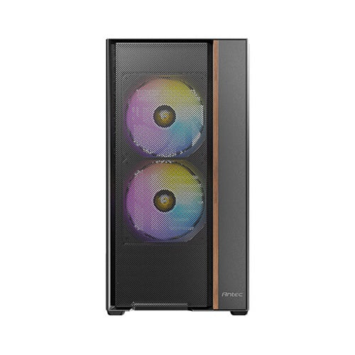Antec Flux Mid Tower Gaming PC Case | 5 ARGB Fans & Tempered Glass Antec