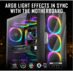 Fusion 120 ARGB 120mm Fan | Unique RGB Lighting & Quiet PC Cooling