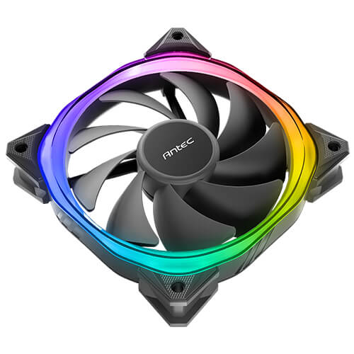 Fusion 120 ARGB PC Fan: Dodecagon Lighting & Quiet Cooling
