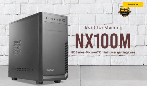 Micro-ATX Mini Tower PC Case | Compact Desktop Chassis with USB 3.0 Antec