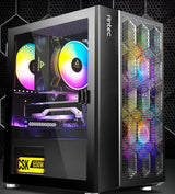 NX200M Micro-ATX Gaming PC Case | RGB Fans, Tempered Glass Antec