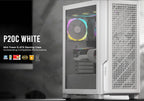 Antec P20C Mid Tower PC Case - Superior Airflow & Tempered Glass