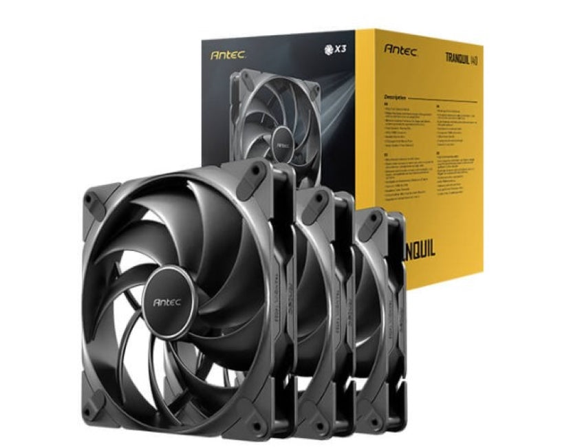Tranquil 140mm PWM Fan - Silent PC Cooling & High Airflow 