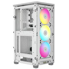 Corsair 2000D RGB Airflow: Compact ITX Gaming PC Case - White
