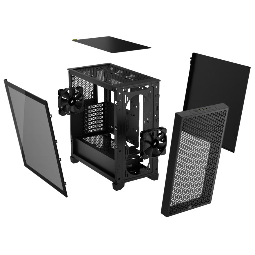 Corsair 3000D AIRFLOW Black Mid-Tower PC Case with Tempered Glass