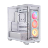 Corsair 3500X LX-R RGB White Mid-Tower PC Case with iCUE LINK Fans Corsair