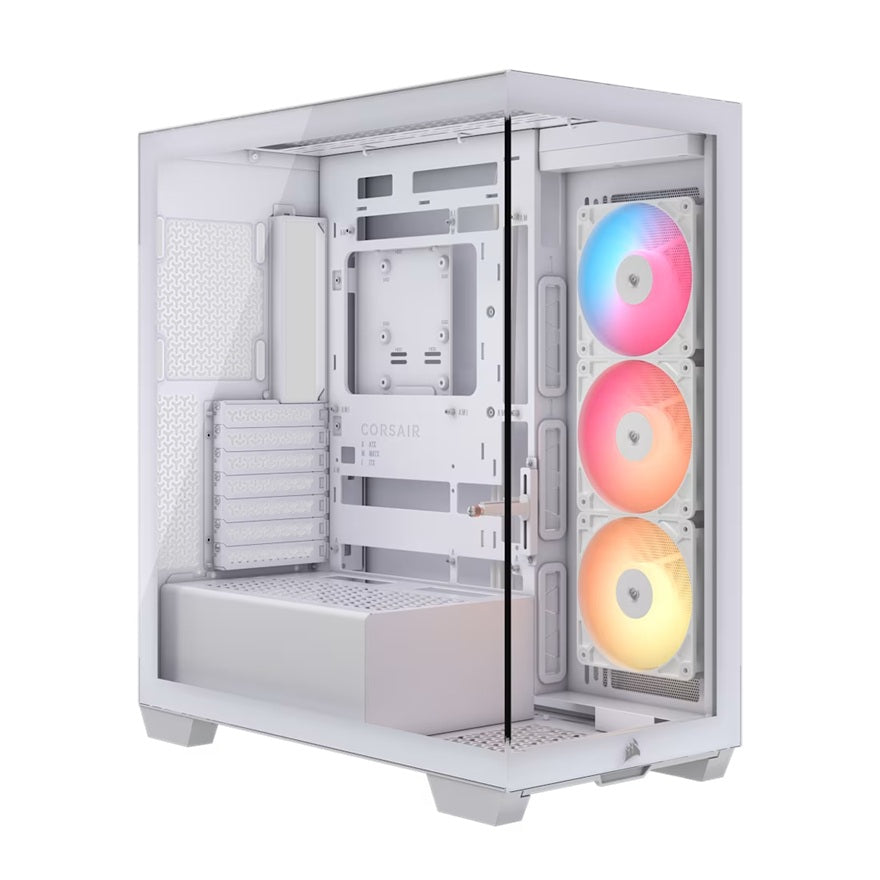 Corsair 3500X White ARGB Mid-Tower PC Case | Glass View & Cooling