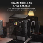 Corsair 4000D FRAME Black Mid-Tower PC Case - Modular ATX
